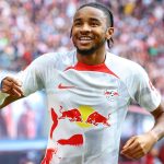 29.10.2022, xtgx, Fussball 1. Bundesliga, RB Leipzig - Bayer 04 Leverkusen emspor, v.l. Christopher Nkunku (Leipzig, 18)