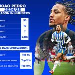 joao-pedro-2024-25-stats-timeless